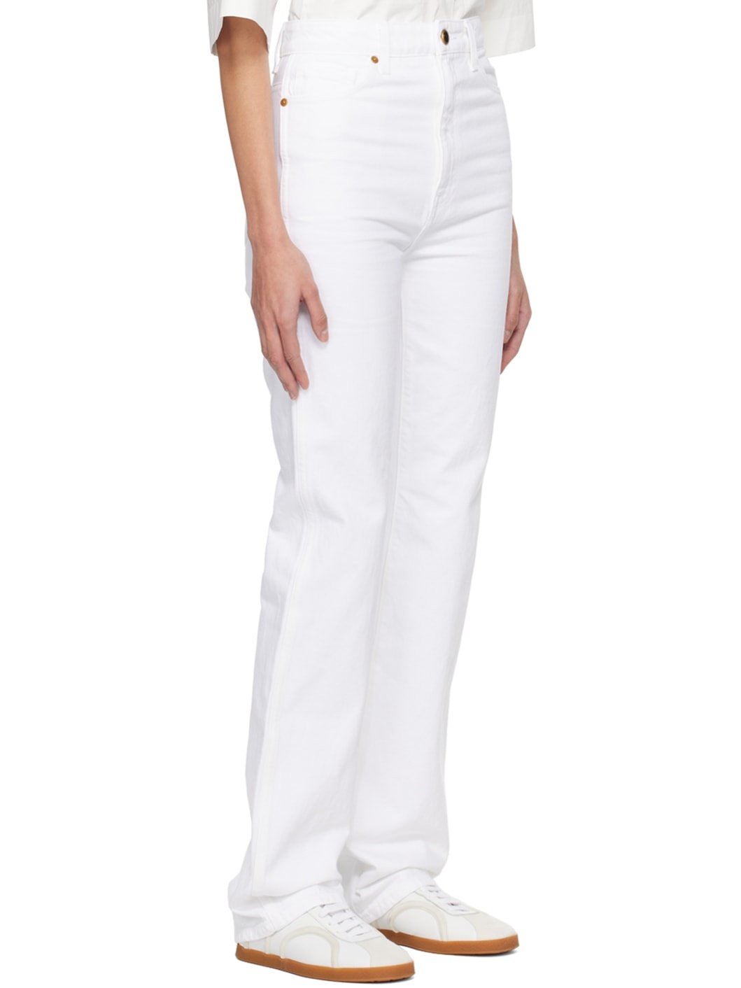 White 'The Danielle' Jeans - 2