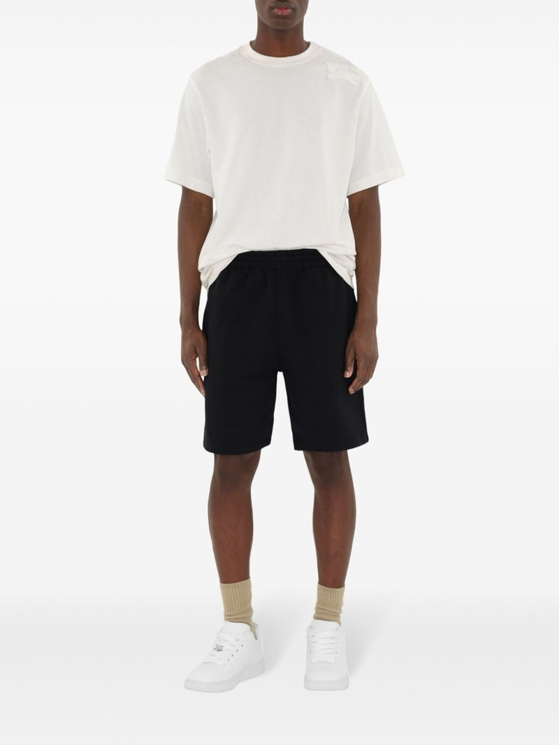 Burberry EKD straight-leg cotton shorts outlook