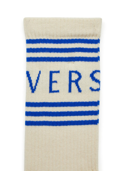 VERSACE 90s Vintage Logo Socks outlook