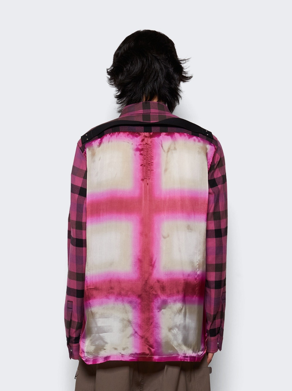 Fogpocket Plaid Outershirt Hot Pink - 5