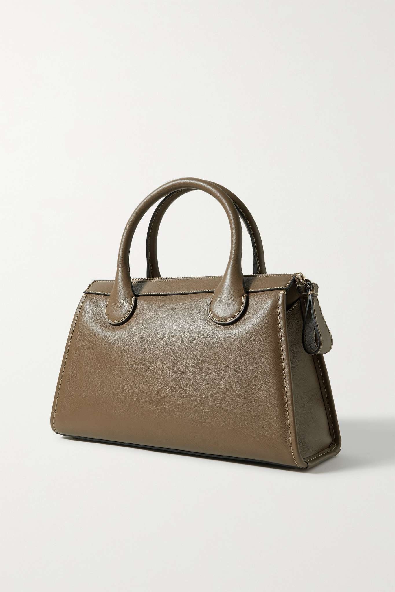 Edith medium leather tote - 3