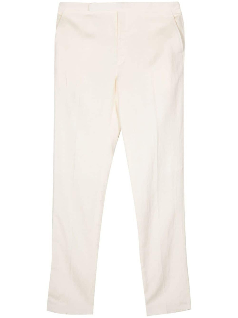 shantung tapered trousers 1