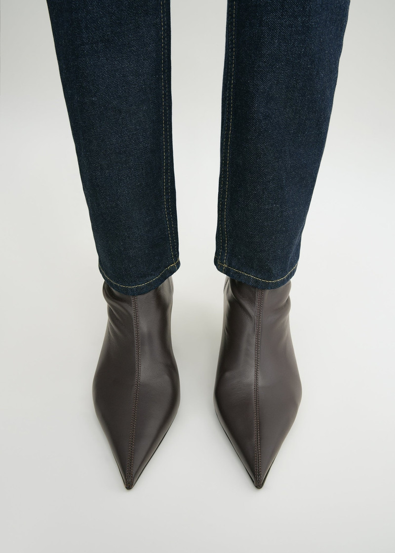 Totême The Heeled Sock Boot bark outlook