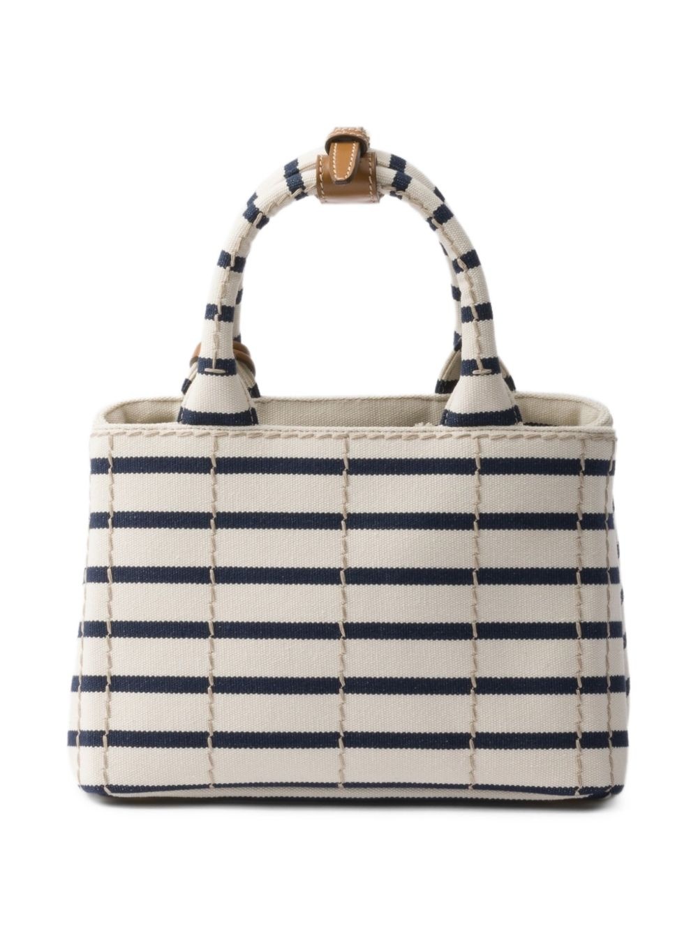 striped canvas mini bag - 4