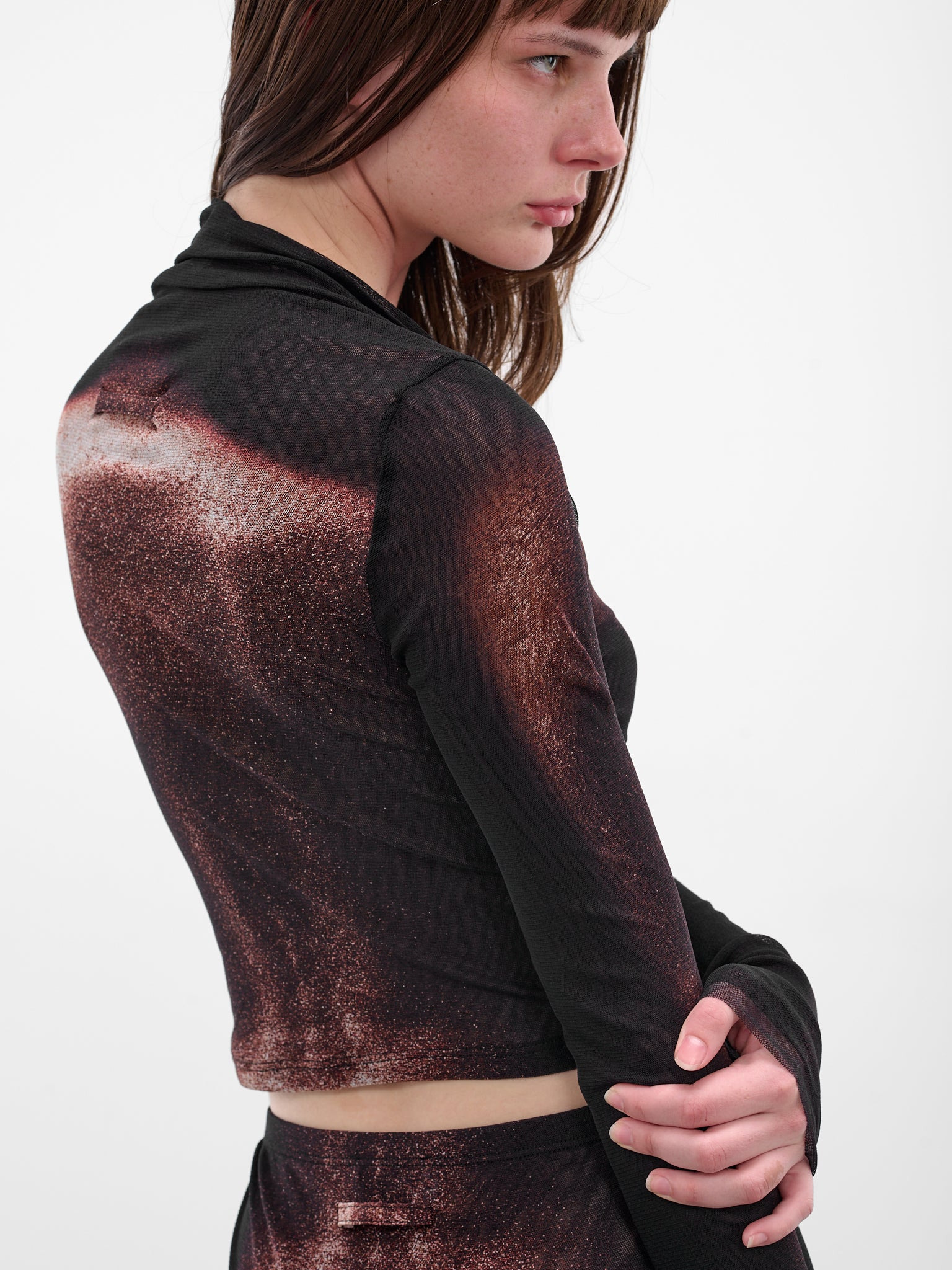 Bronze Body Dust Crop Top - 5