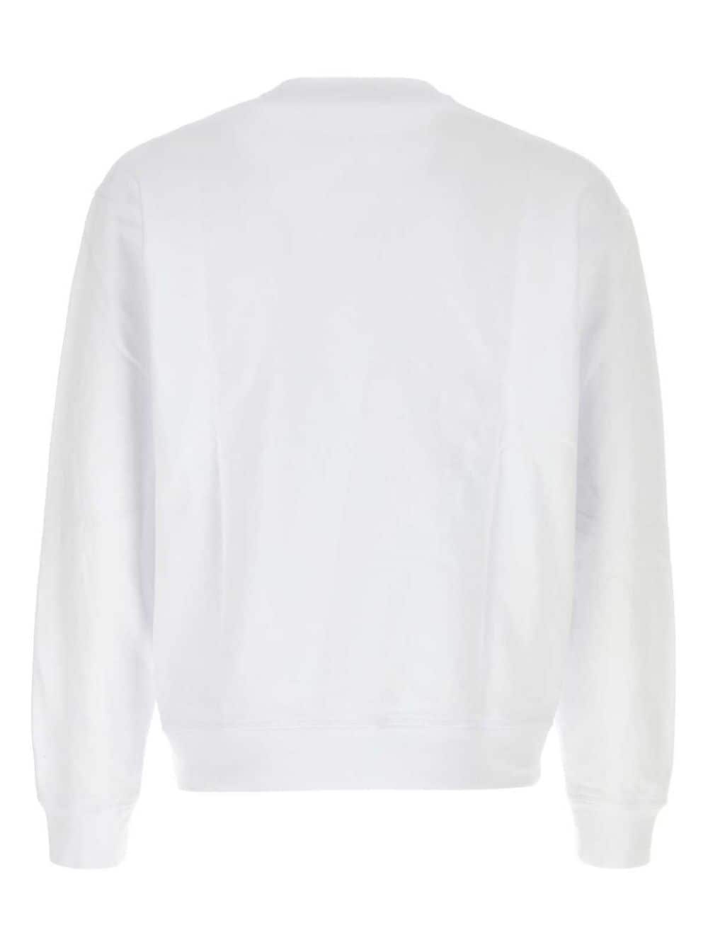 logo-print cotton sweatshirt - 2