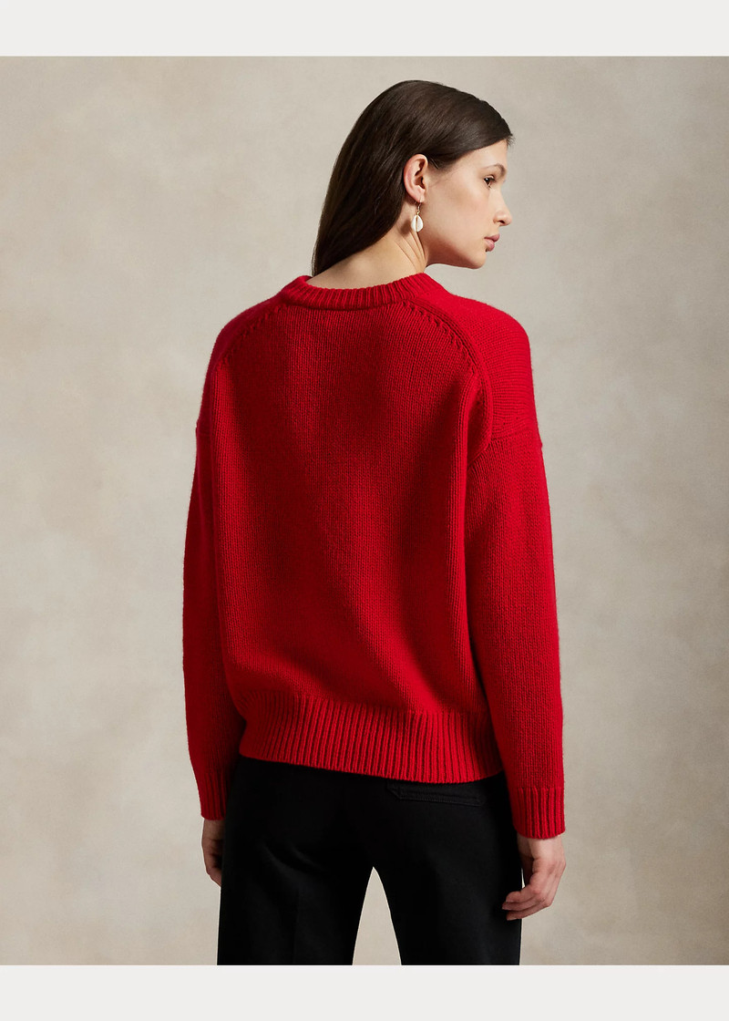 Cashmere High V-Neck Sweater 4