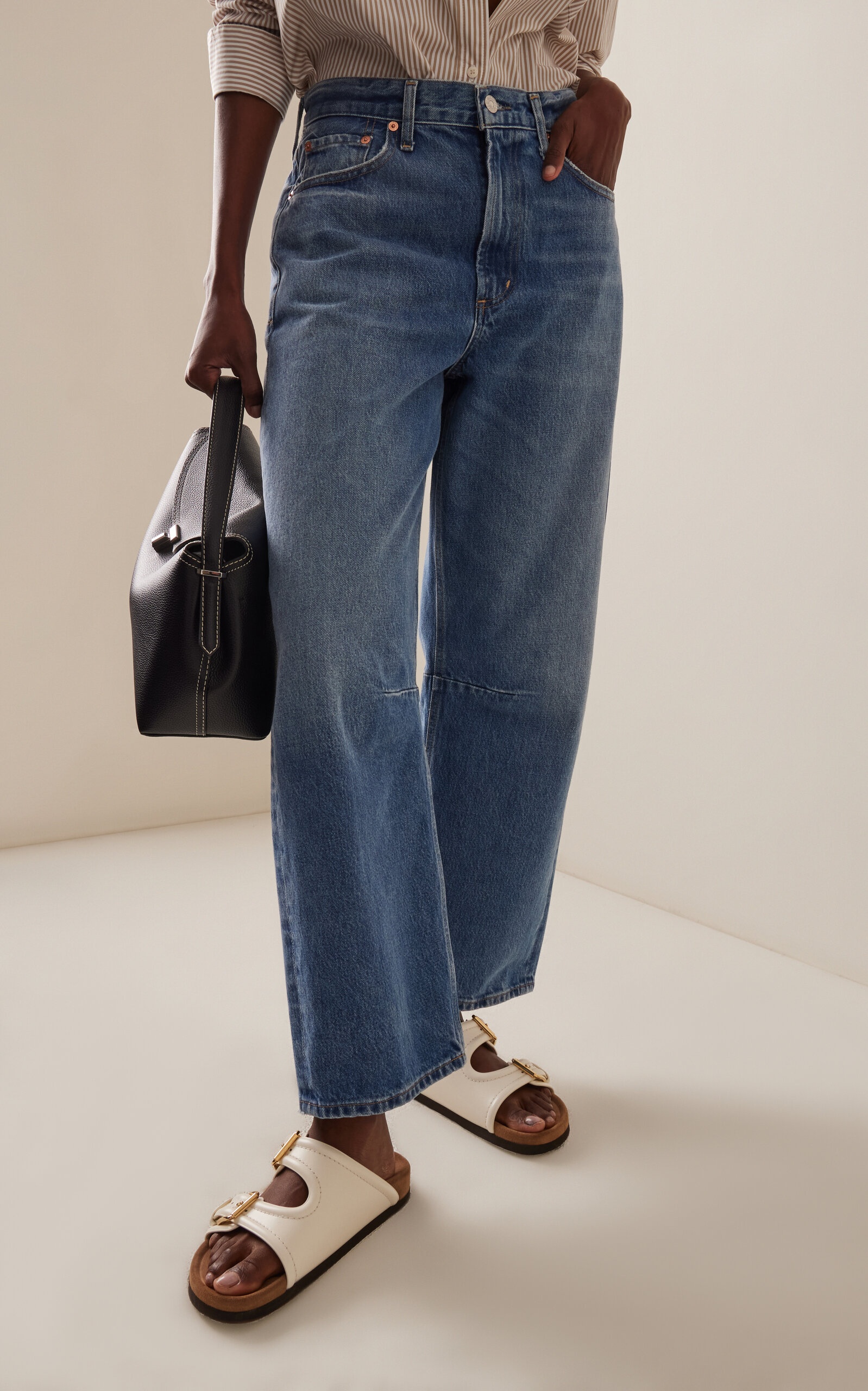 Miro Rigid High-Rise Wide-Leg Jeans blue - 3