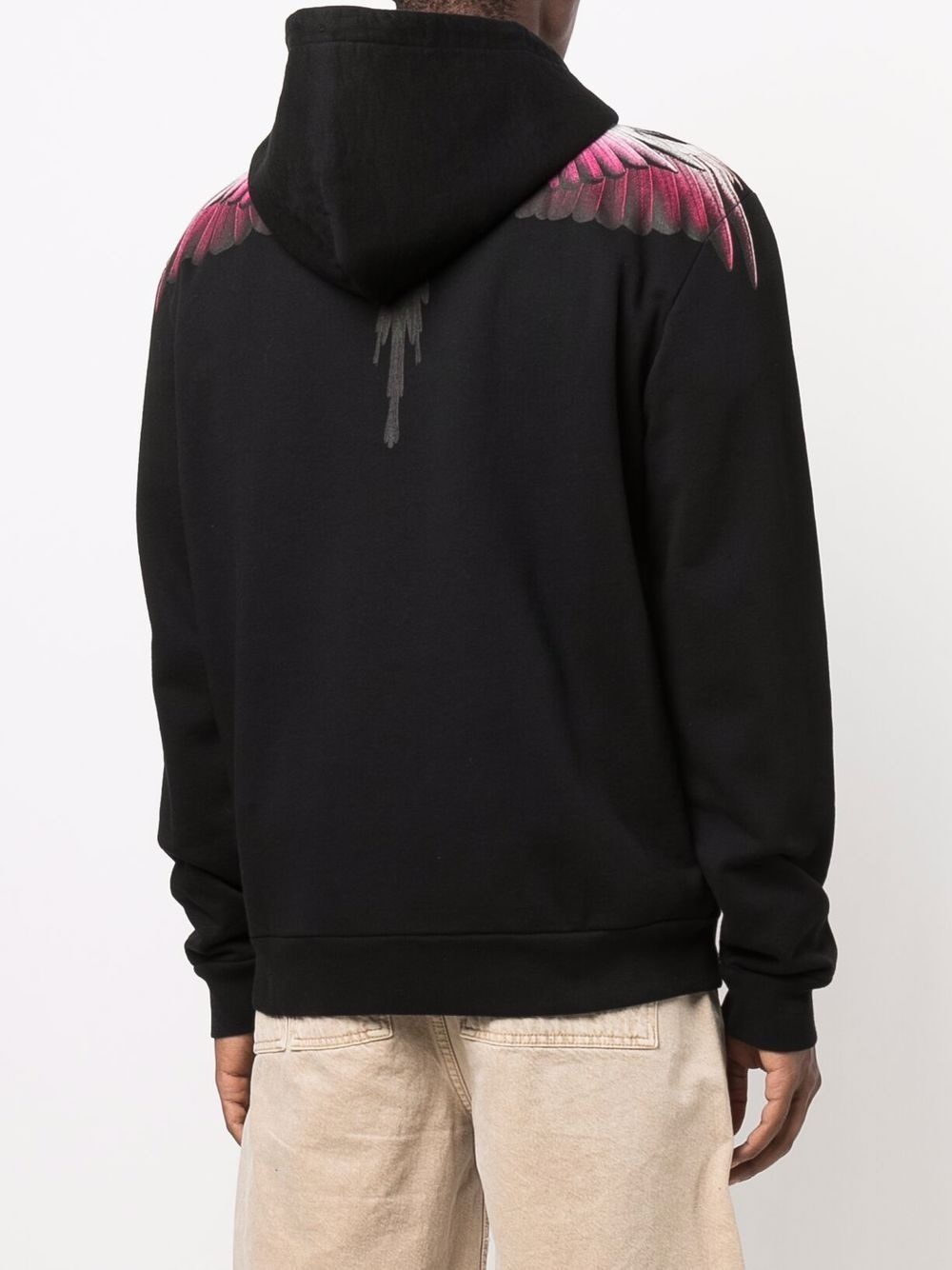 Wings zipped hoodie - 4