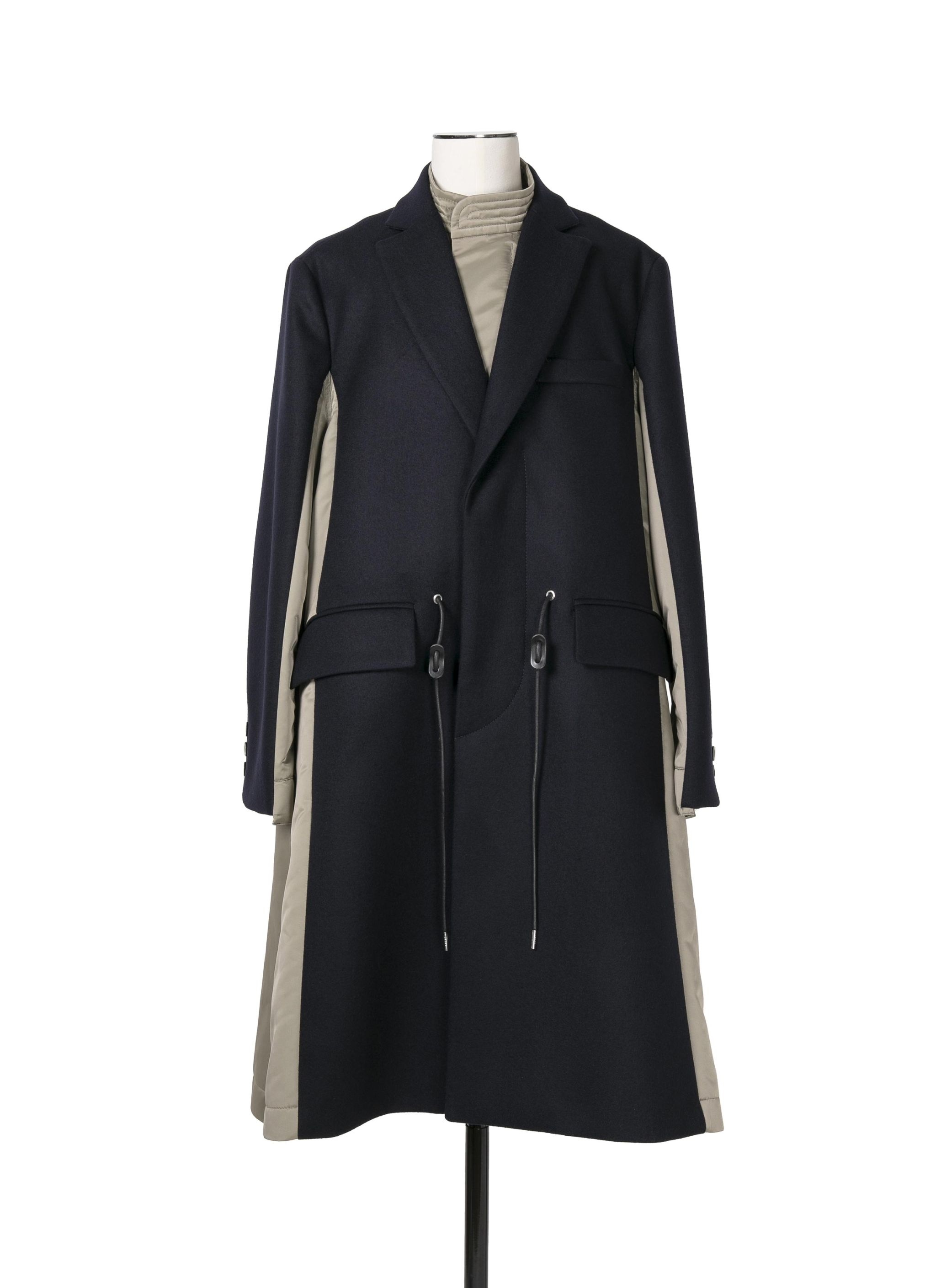 Wool Melton Coat - 1