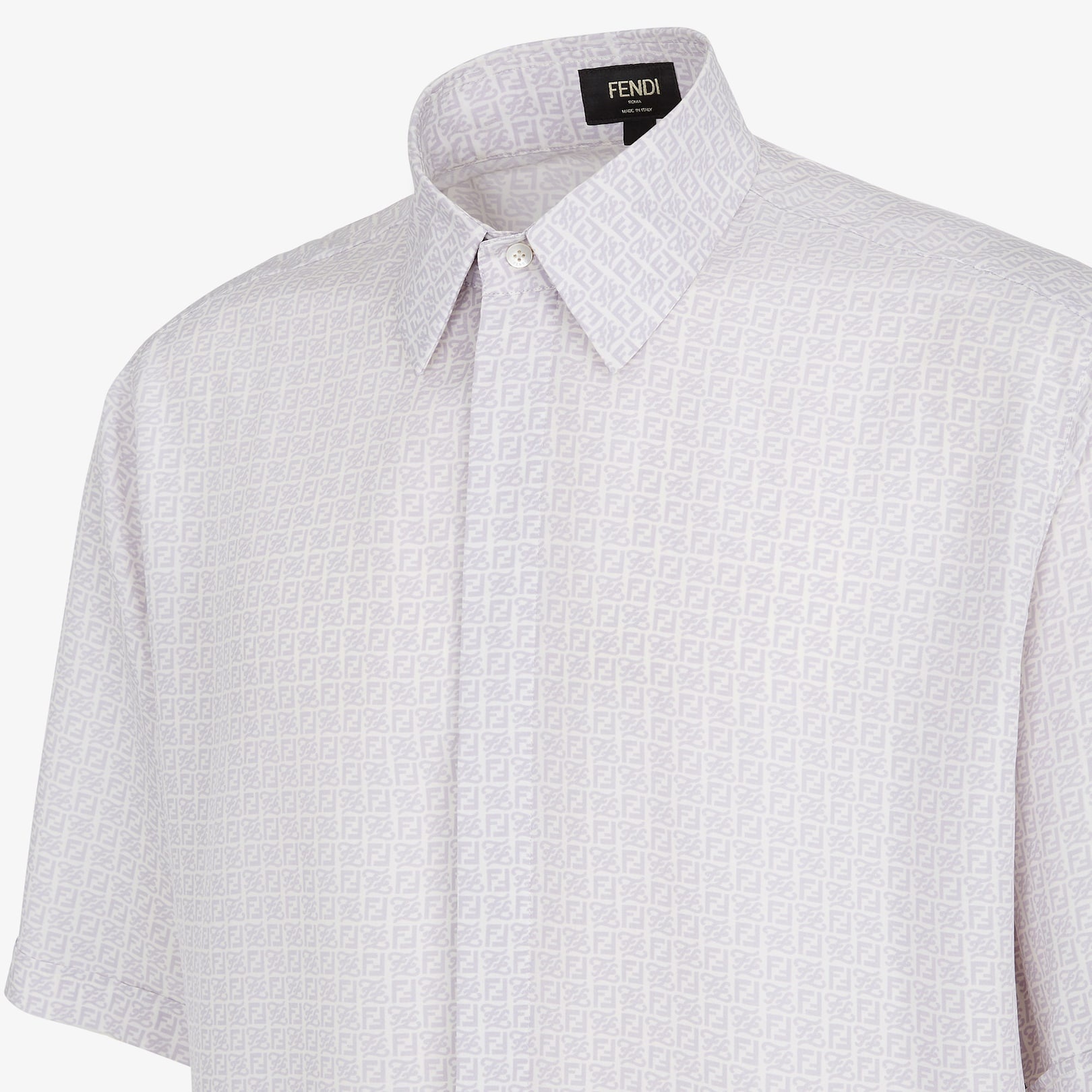 Lilac silk shirt - 3