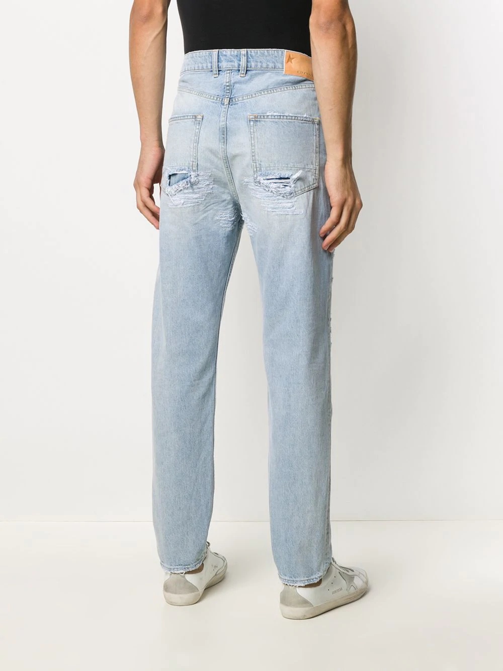 ripped slim-fit jeans - 4