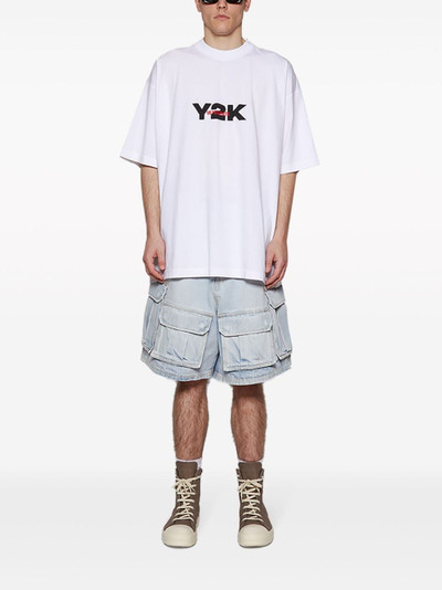 VETEMENTS Y2K-print cotton T-shirt outlook