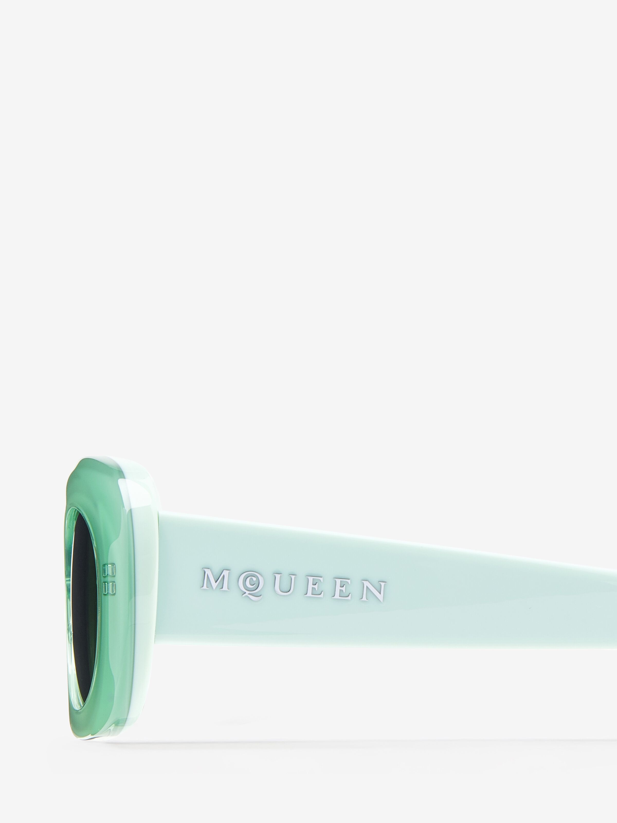 McQueen Logo Oval Sunglasses - 5