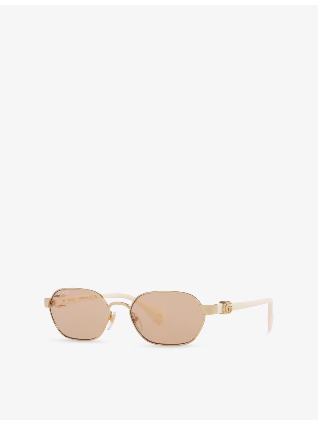 GG1593S Rectangular-Frame Metal Sunglasses - 3