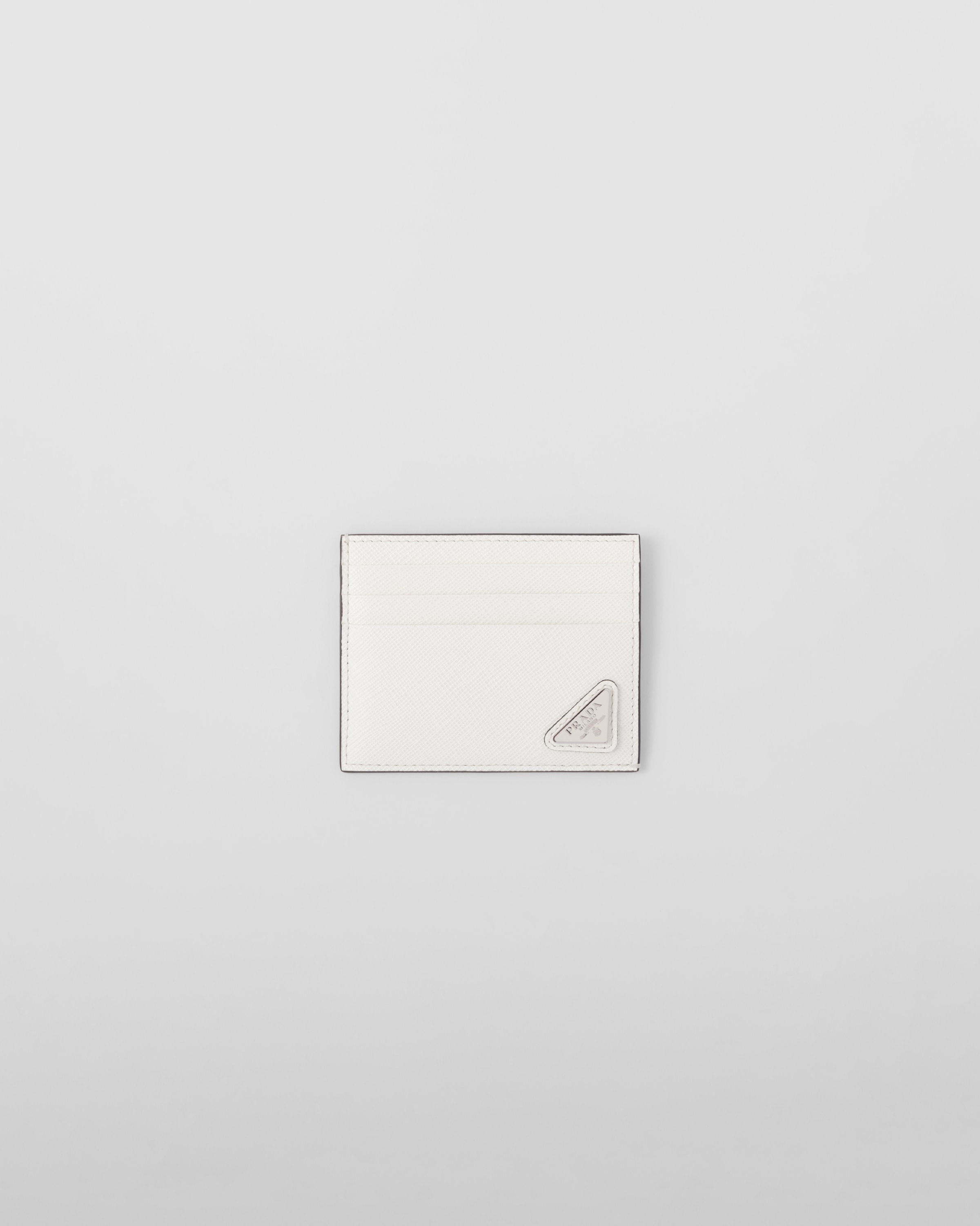 Prada Saffiano Leather Credit Card Holder - Farfetch