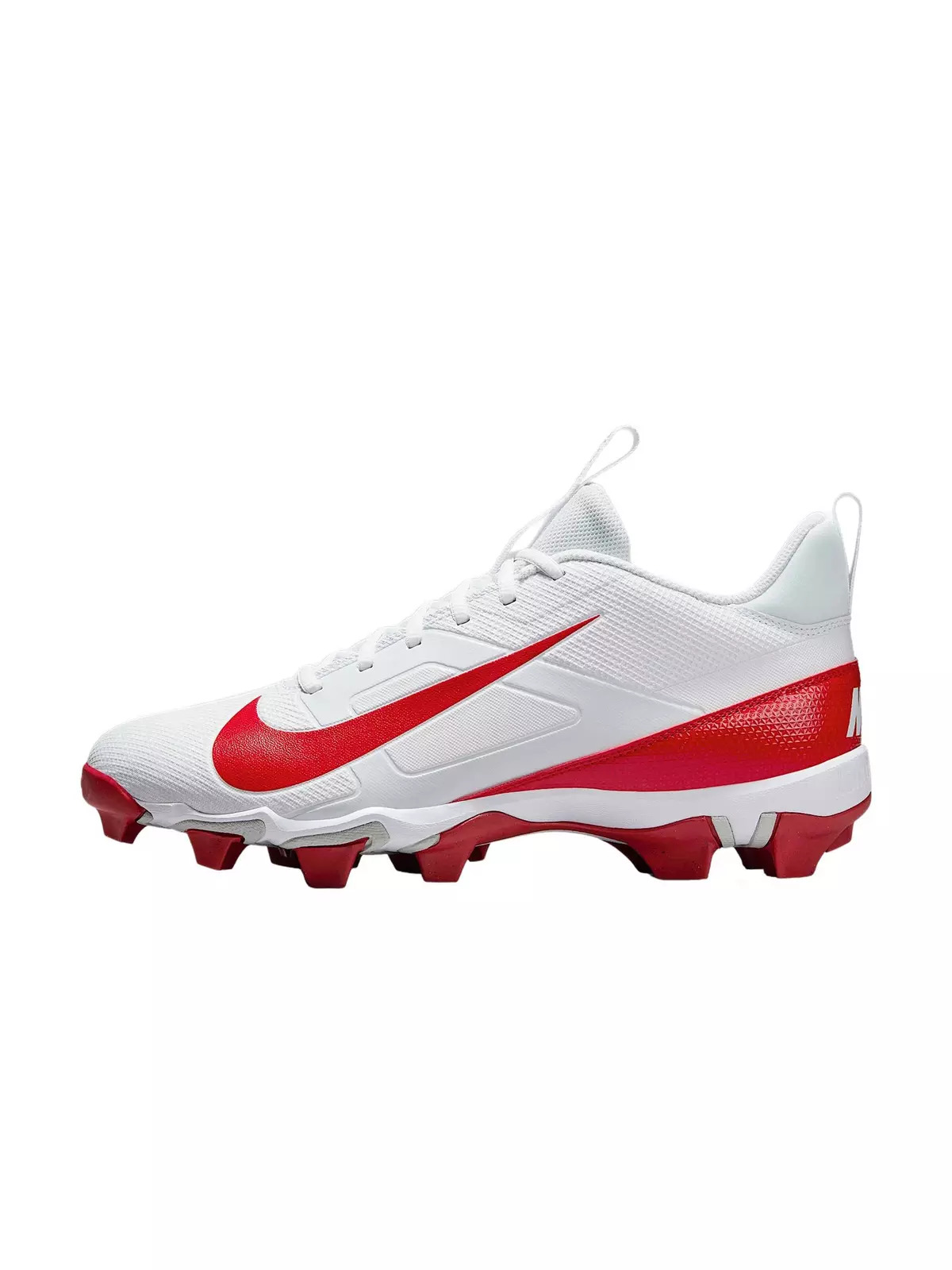 Alpha Menace 4 Shark "White/University Red/Photon Dust" Men's Football Cleat - 2
