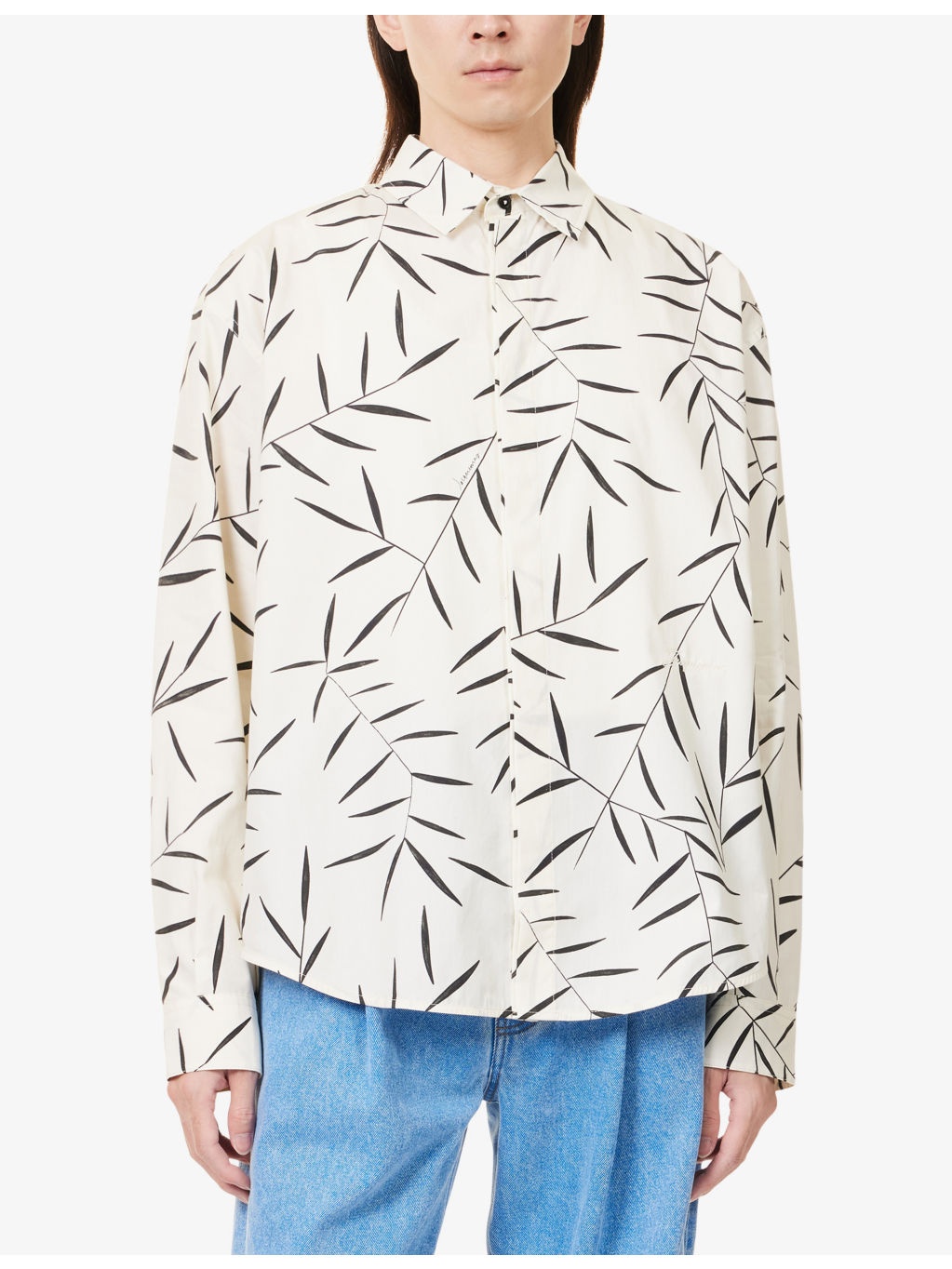 La Chemise Simon Graphic-Print Cotton Shirt - 3