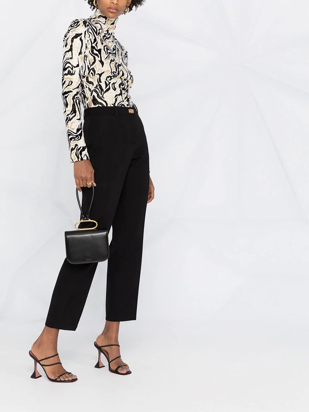 tailored cropped trousers - 6