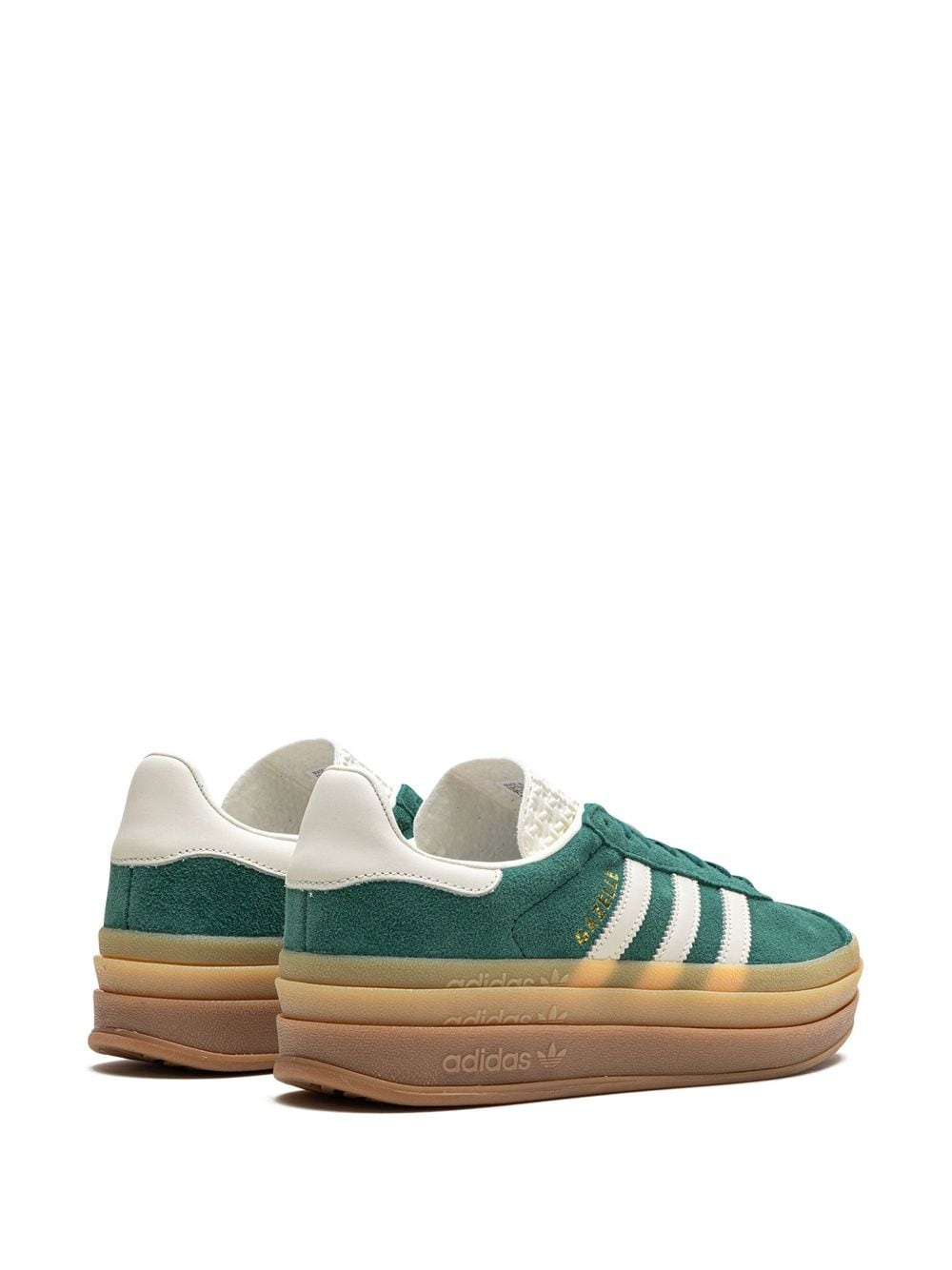 Gazelle Bold "Green / White / Gold" sneakers - 3