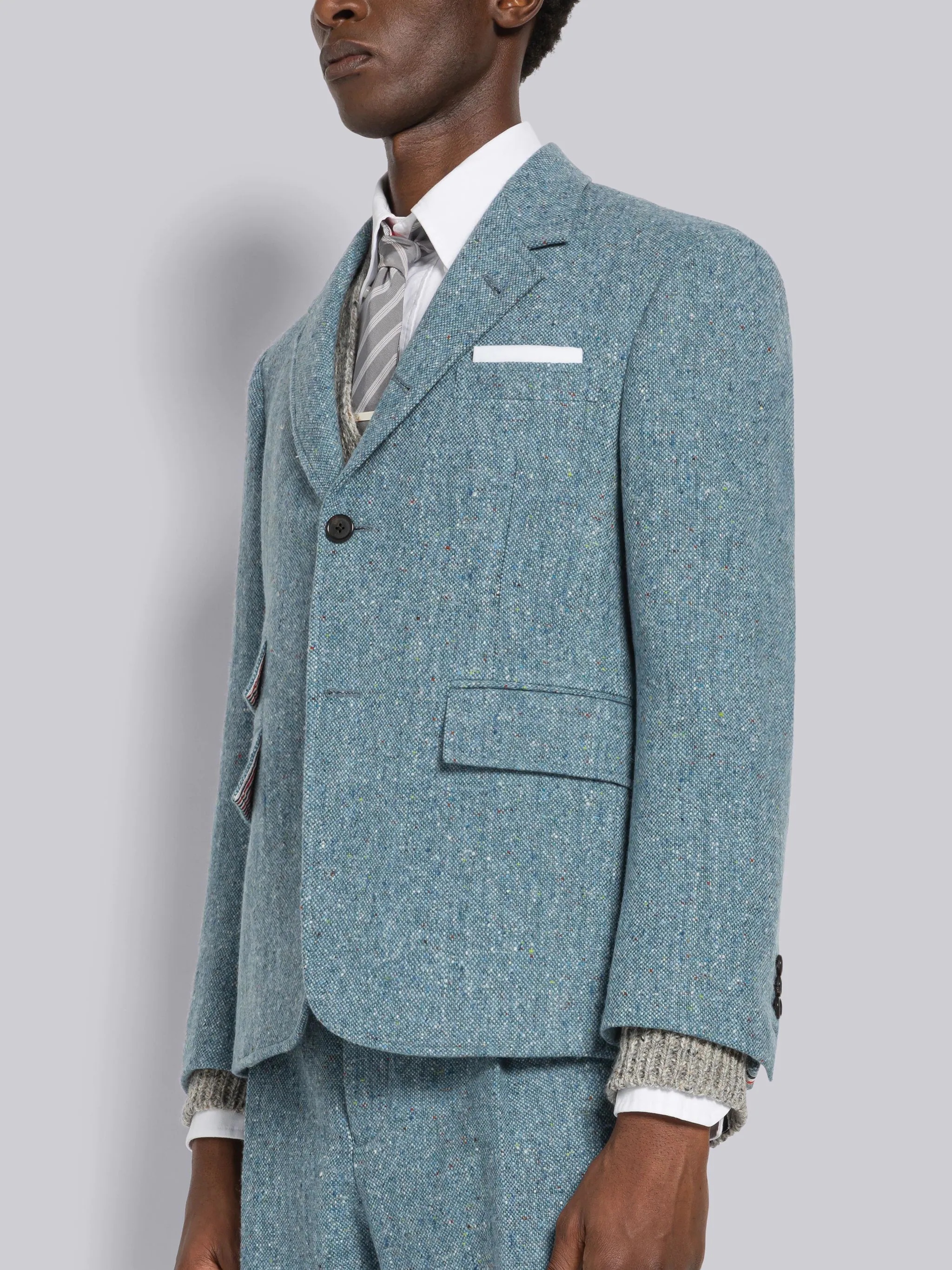 Donegal Wool Single Vent Sport Coat - 2