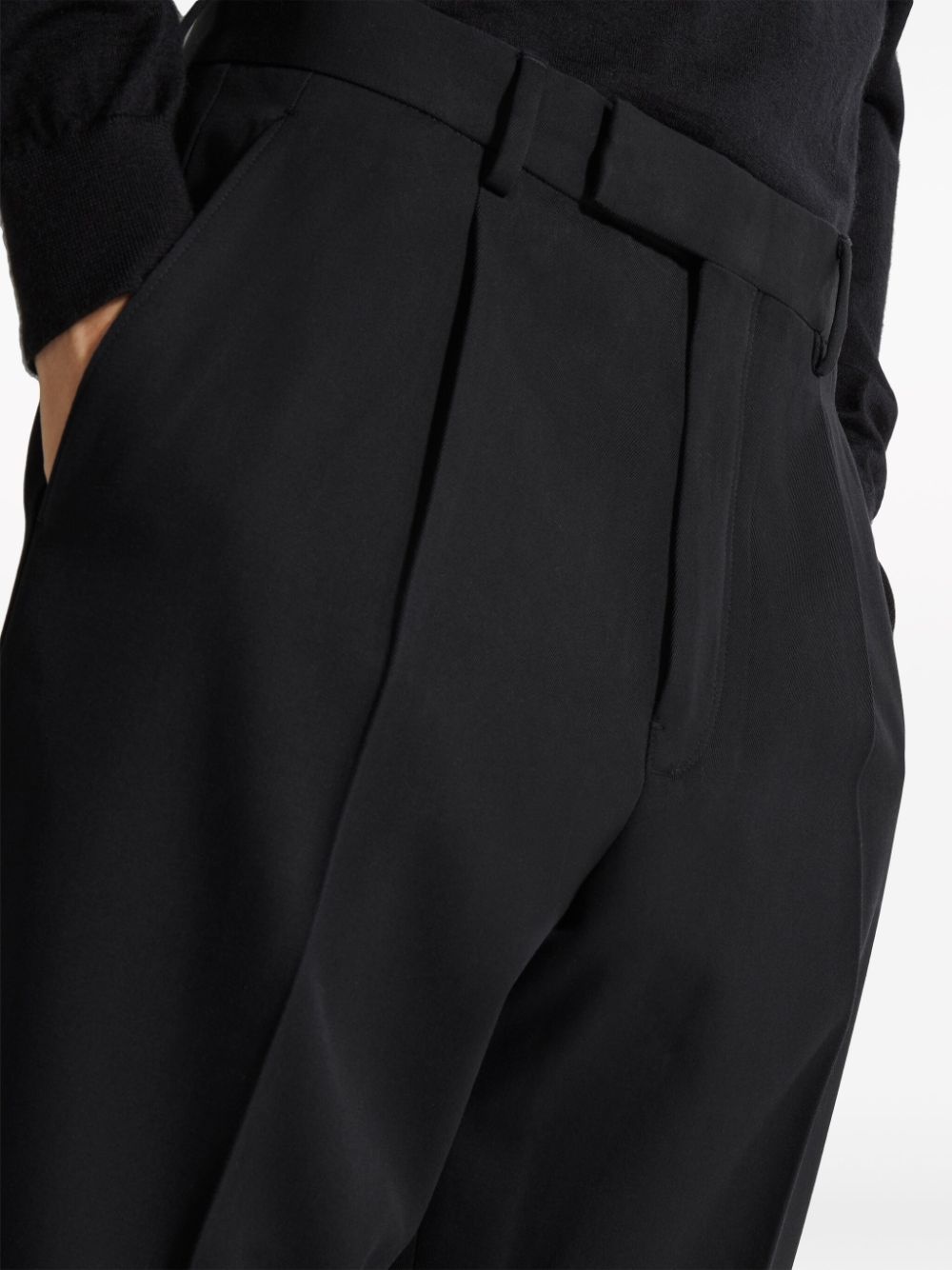 mid-rise tailored trousers - 6
