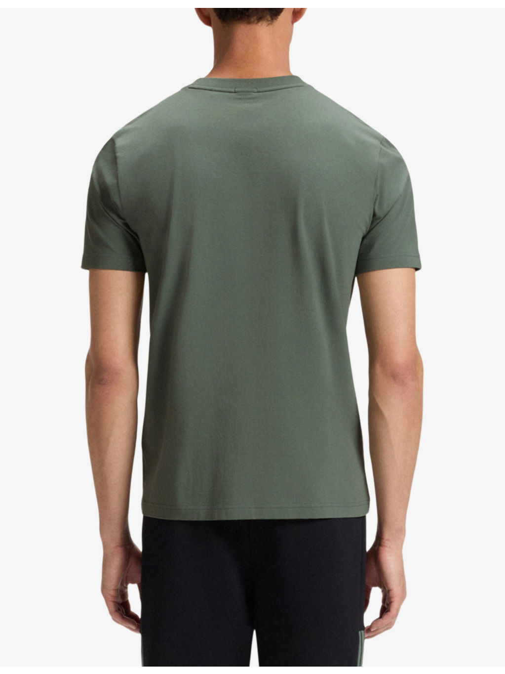 Brand-Embossed Short-Sleeved Stretch-Cotton T-Shirt - 4