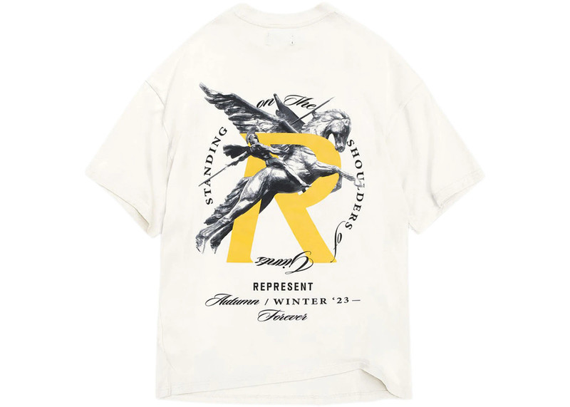 REPRESENT Represent Giants T-shirt Flat White outlook