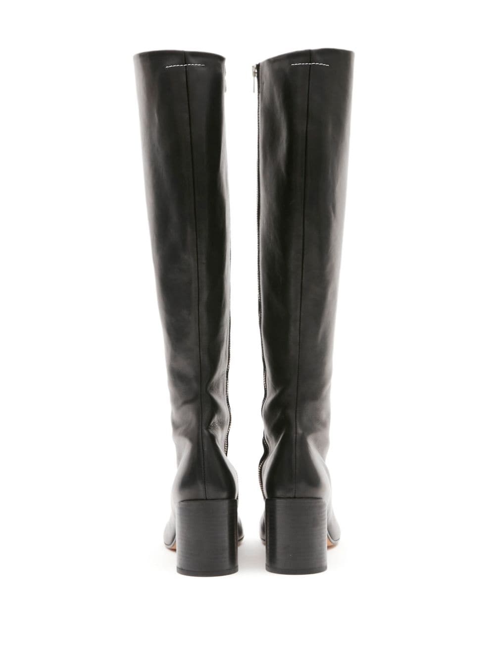 knee-high leather boots - 3