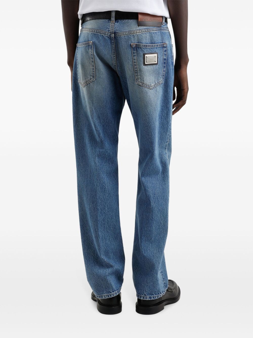 straight-leg  jeans - 5