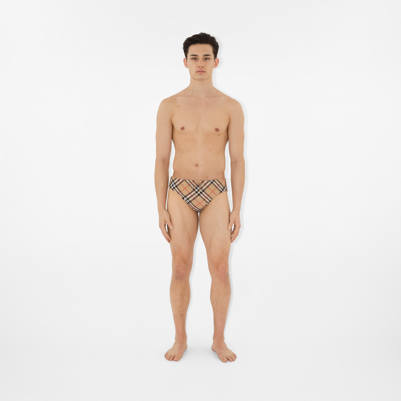 Burberry Check Swim Briefs outlook
