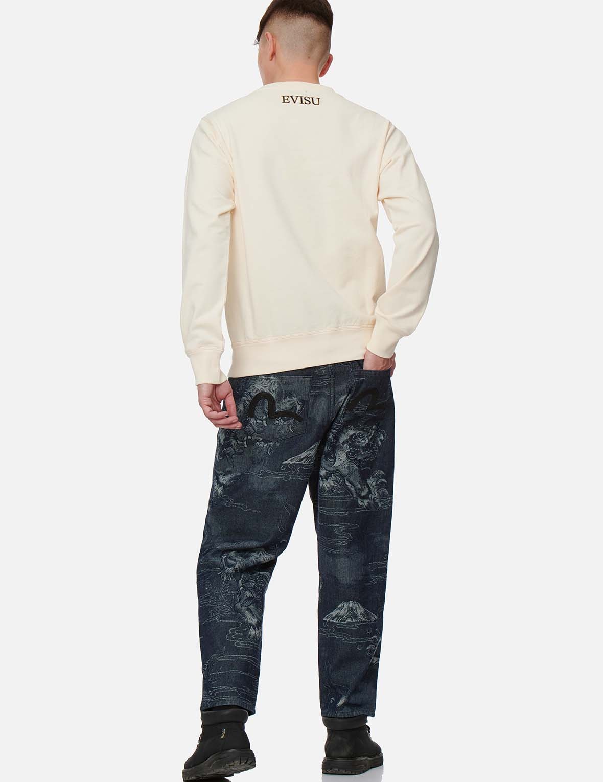 BROCADE SEAGULL APPLIQUÉ SWEATSHIRT - 6