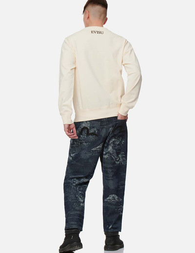 EVISU BROCADE SEAGULL APPLIQUÉ SWEATSHIRT outlook