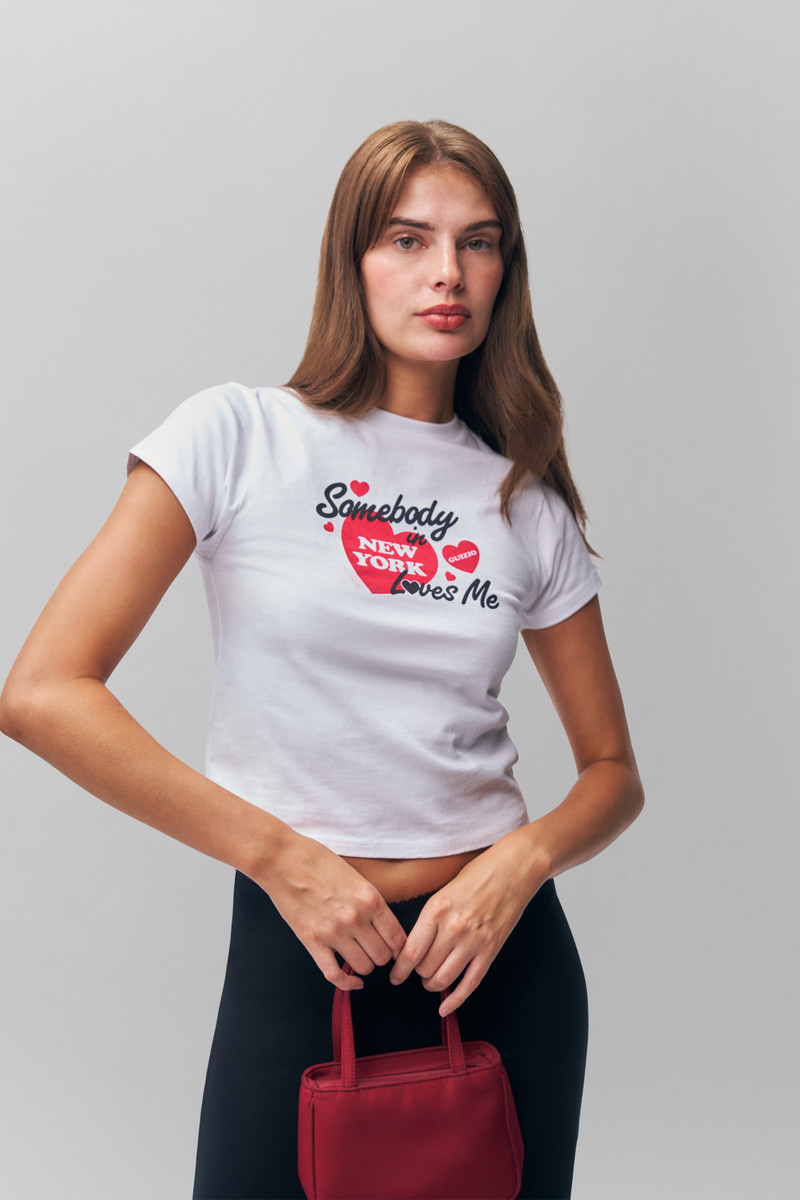 GUIZIO SHRUNKEN TEE NY outlook