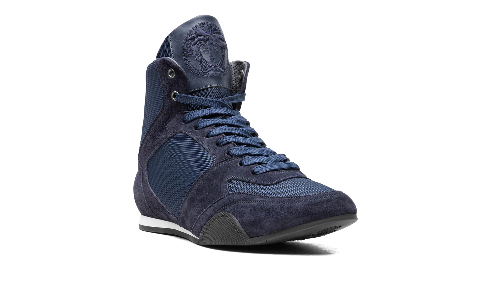 High Top Greek Key "Navy" - 7