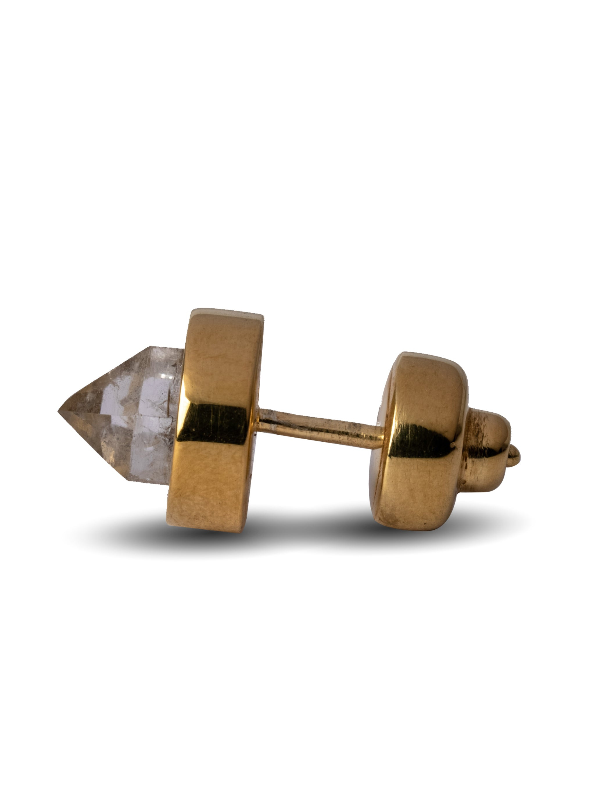 PARTS OF FOUR Stud Earring (9mm, Herkimer Spike, YGA+HER) - 2