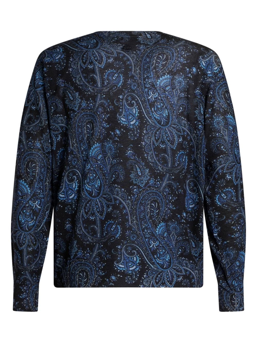 paisley-pattern crew-neck jumper - 5