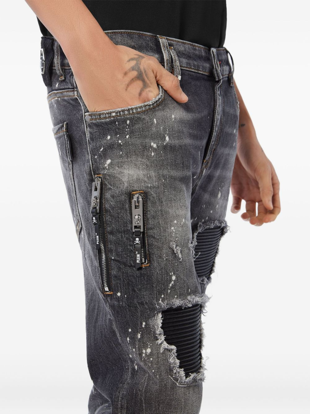 distressed jeans - 4