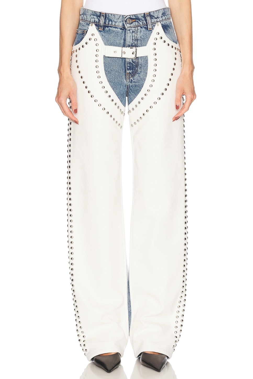 Altermat Denim Studded Straight Leg - 1