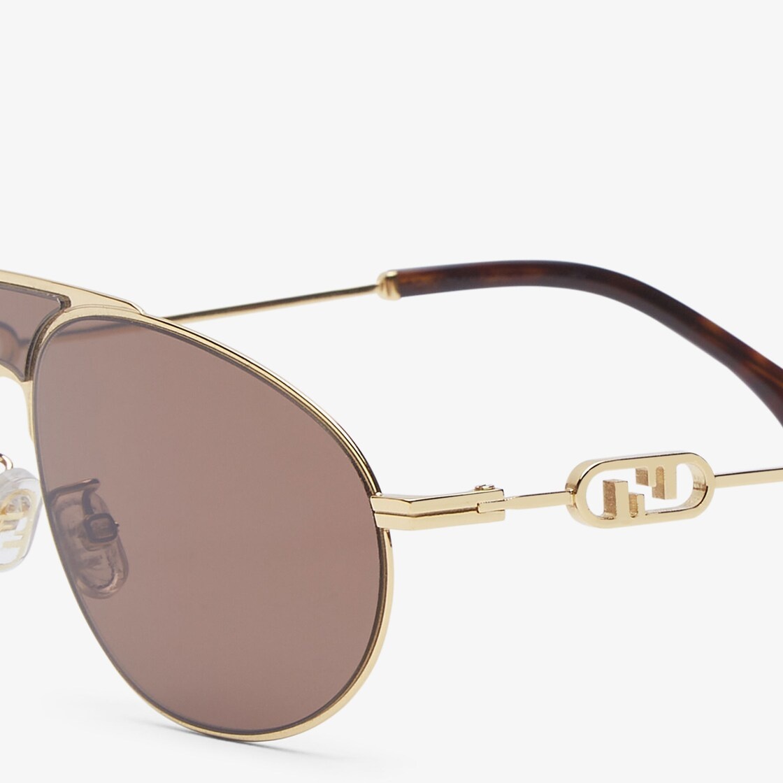 Presented at the Fall-Winter 22 fashion show, these oval-shaped pilot-style shield sunglasses are ma - 3