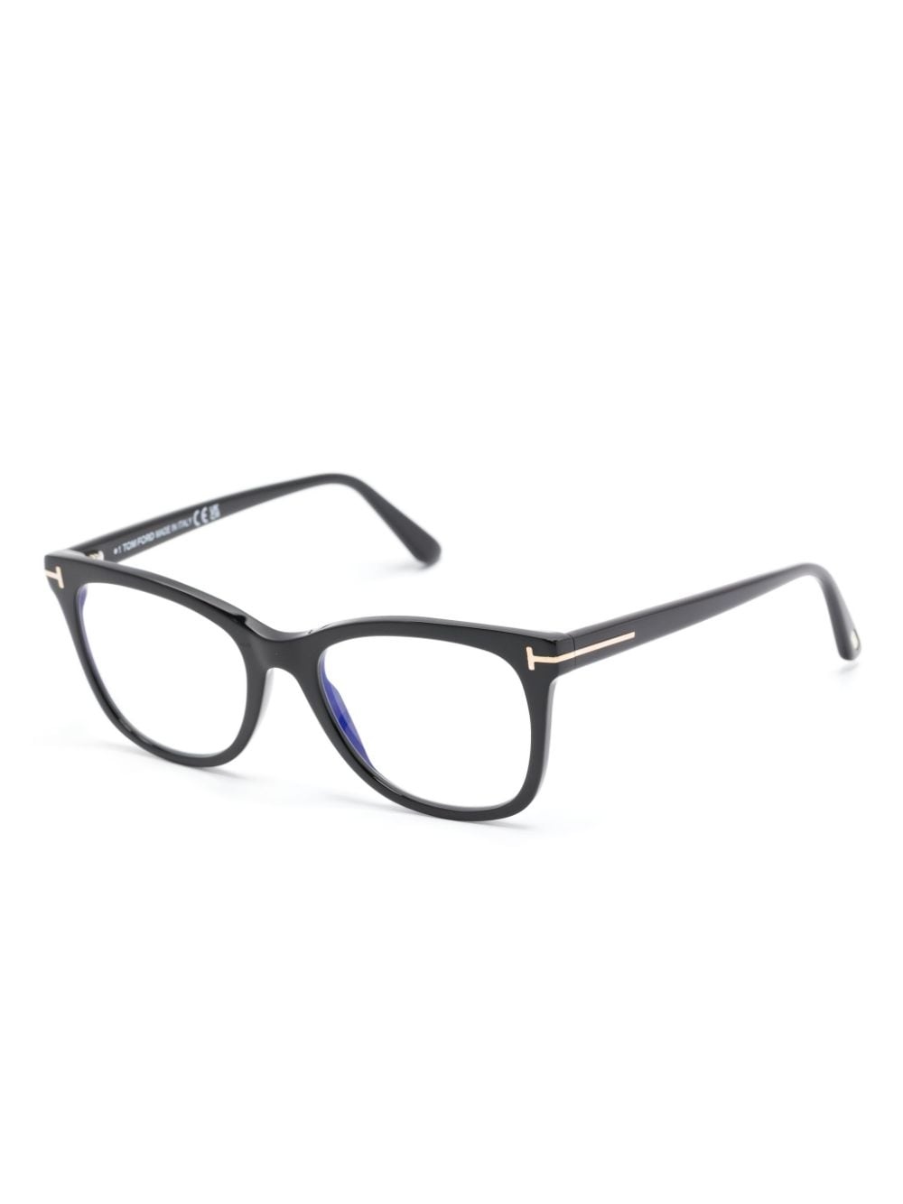 FT5986B oval-frame glasses - 2