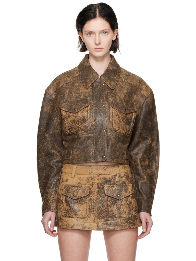 Brown Hellz Leather Jacket 1