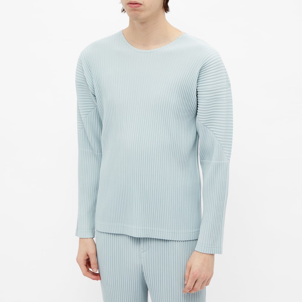 Homme Plissé Issey Miyake Long Sleeve Pleated Tee - 4