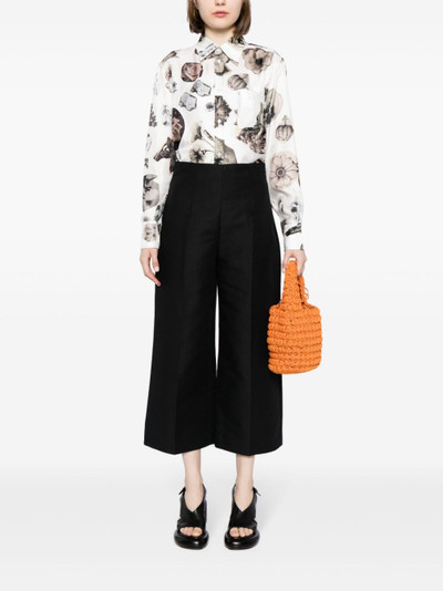 Marni floral-print silk shirt outlook