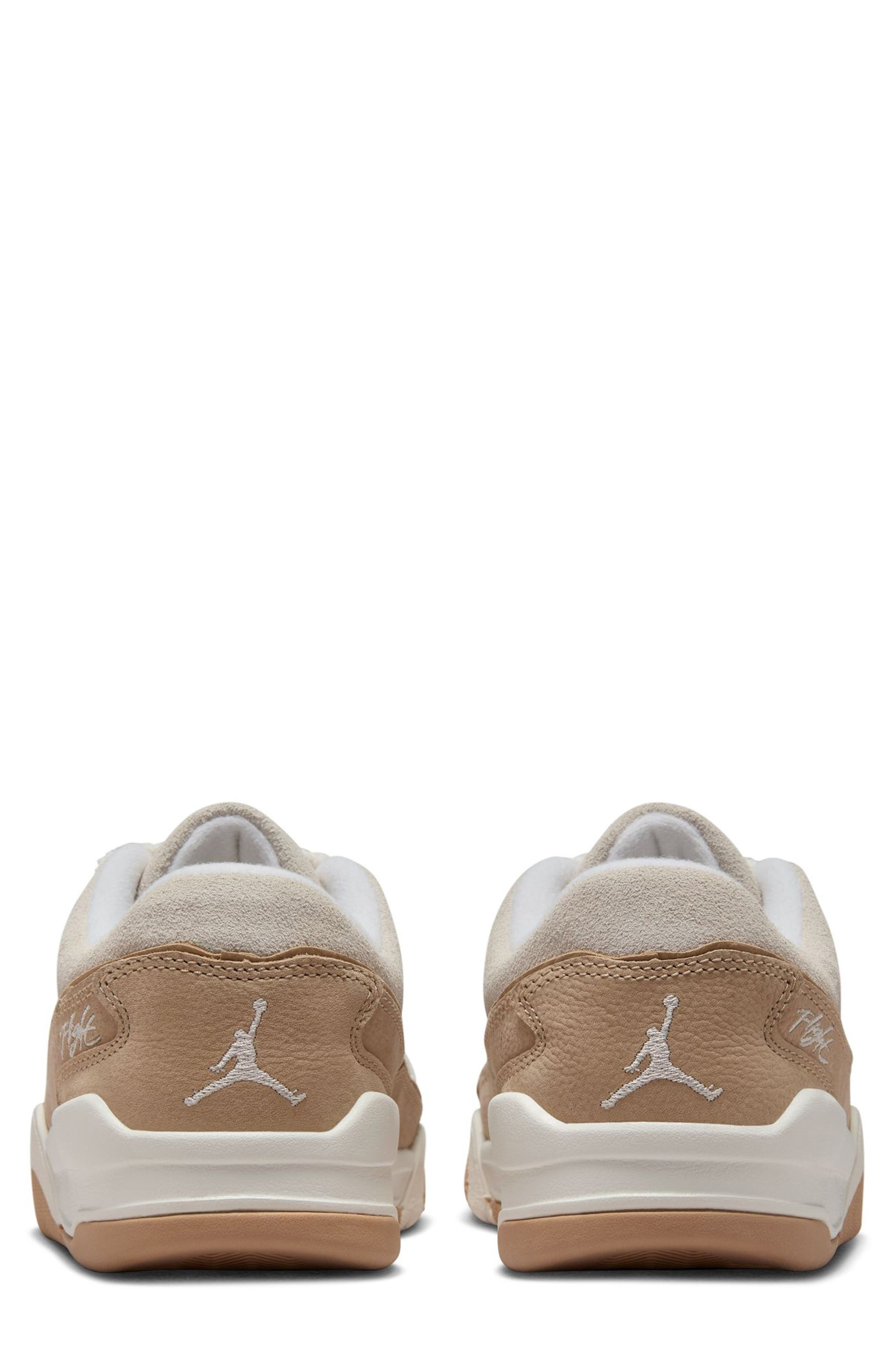 Jordan Flight Court SE Sneaker in Light Ore Wood Brown/Sail at Nordstrom - 5