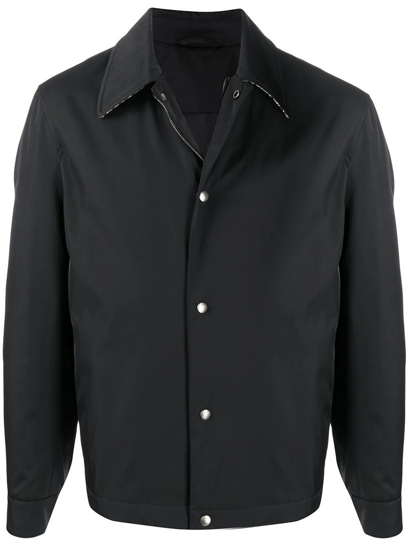 contrast collar jacket 1