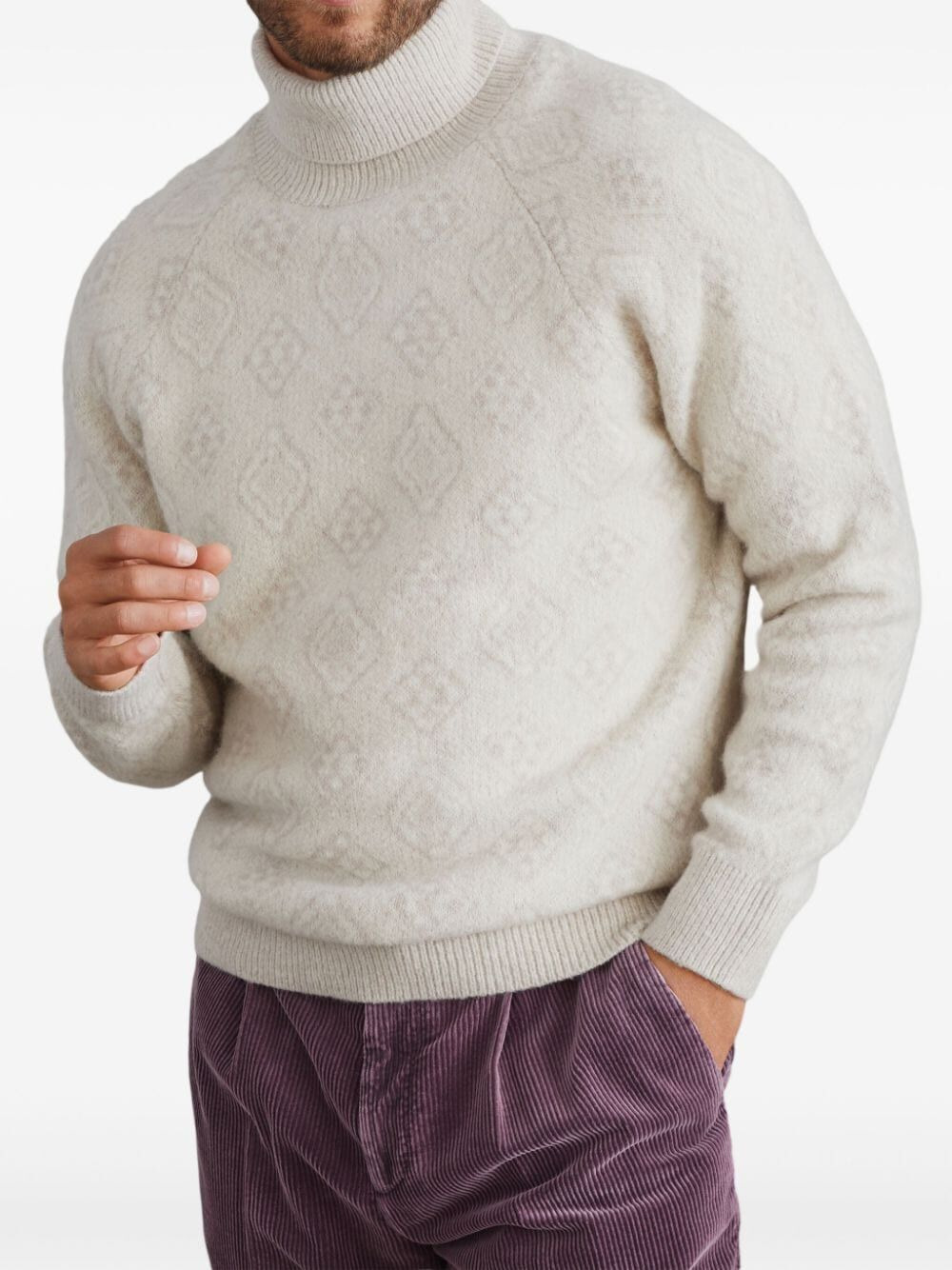 Brunello Cucinelli Men Turtleneck Sweater - 2