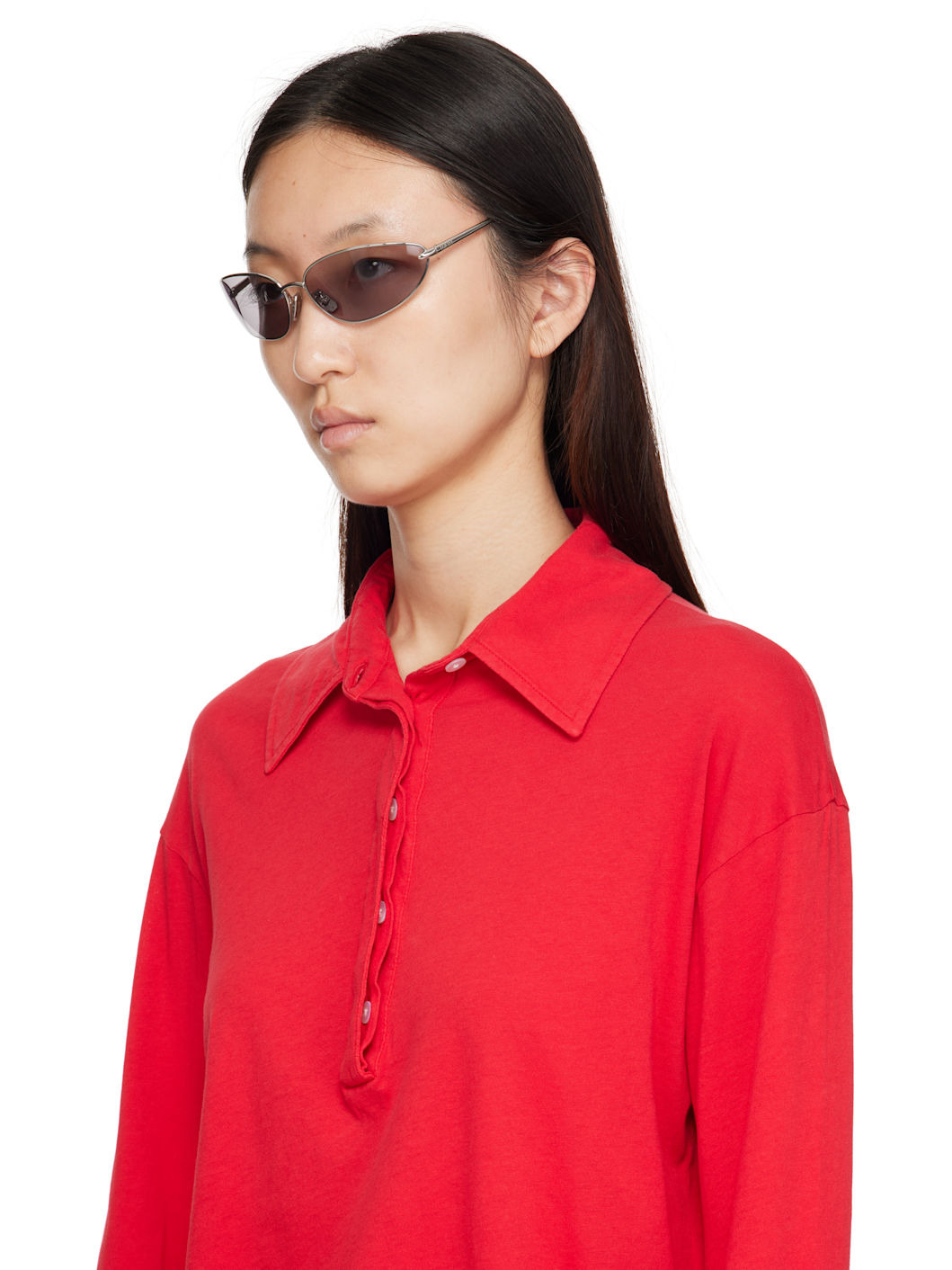 Silver Signature Metal Sunglasses - 4