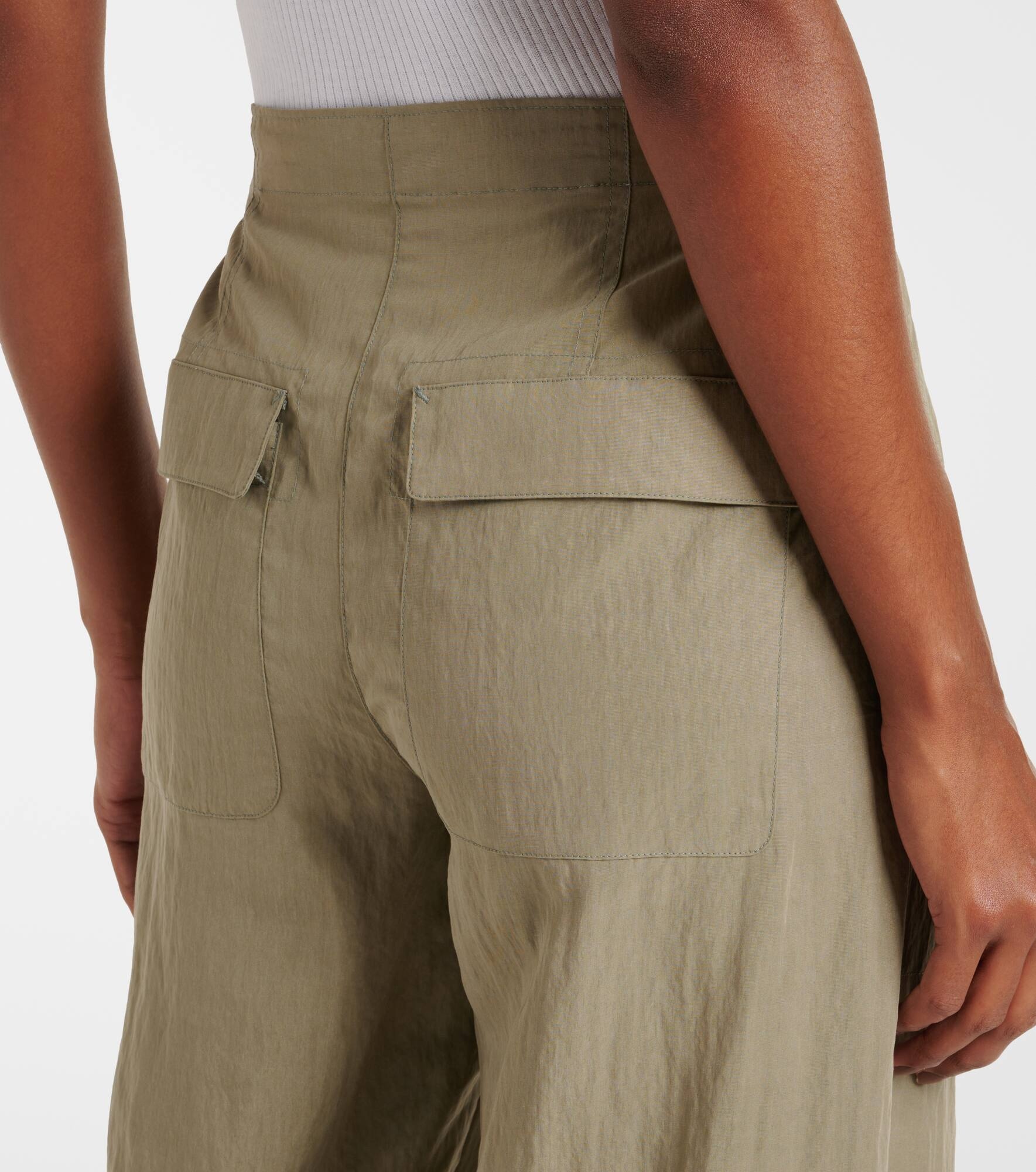 High-rise wide-leg pants - 6