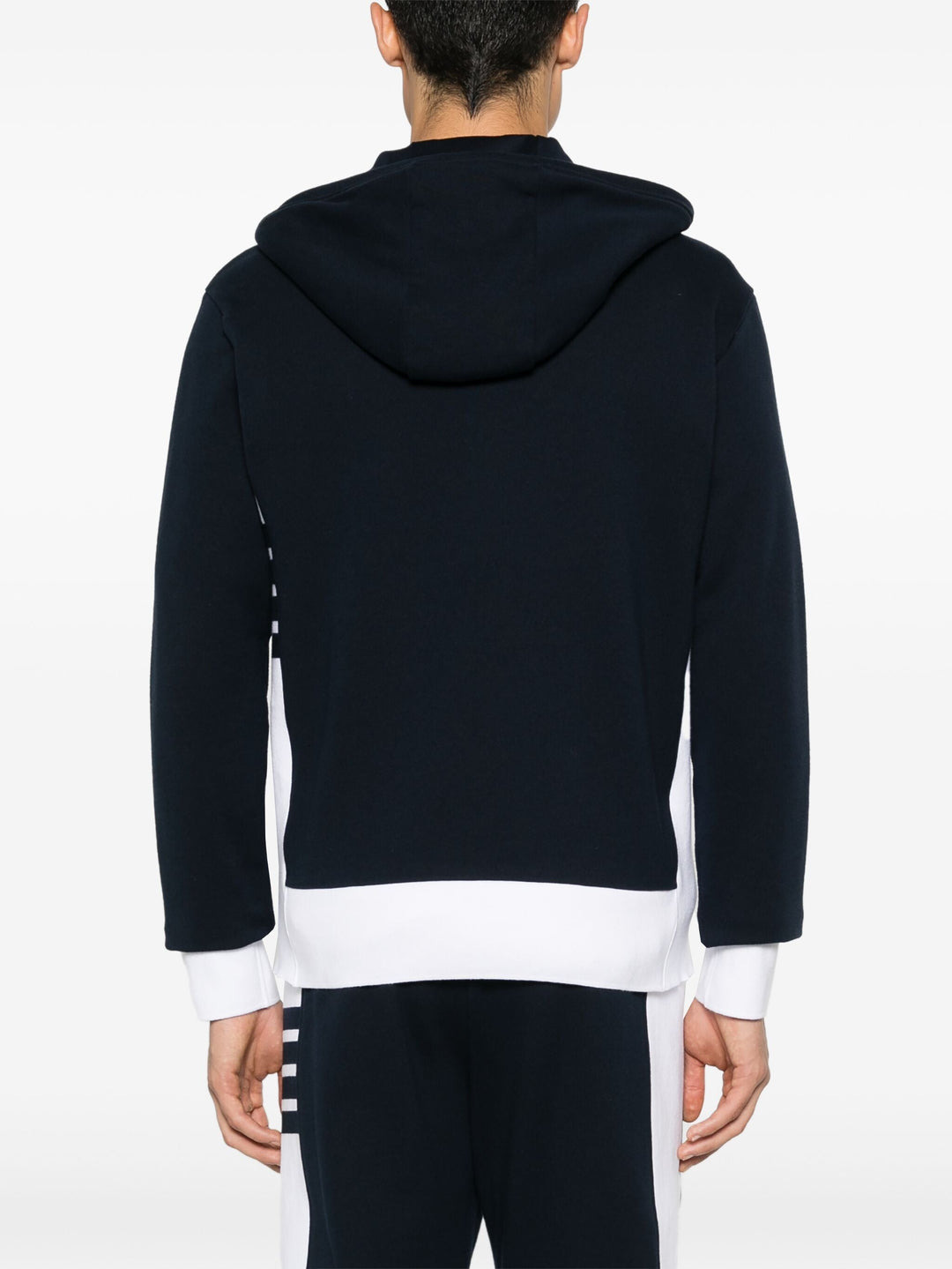 Classic 4-Bar Jersey Zip Up Hoodie - 4